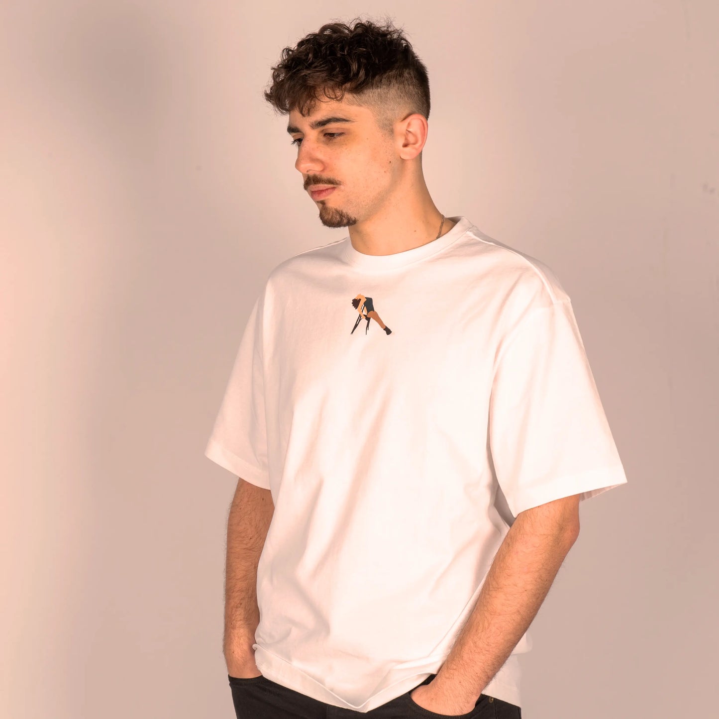 T-shirt loose en coton bio - Alex 👠 - thepopcouture
