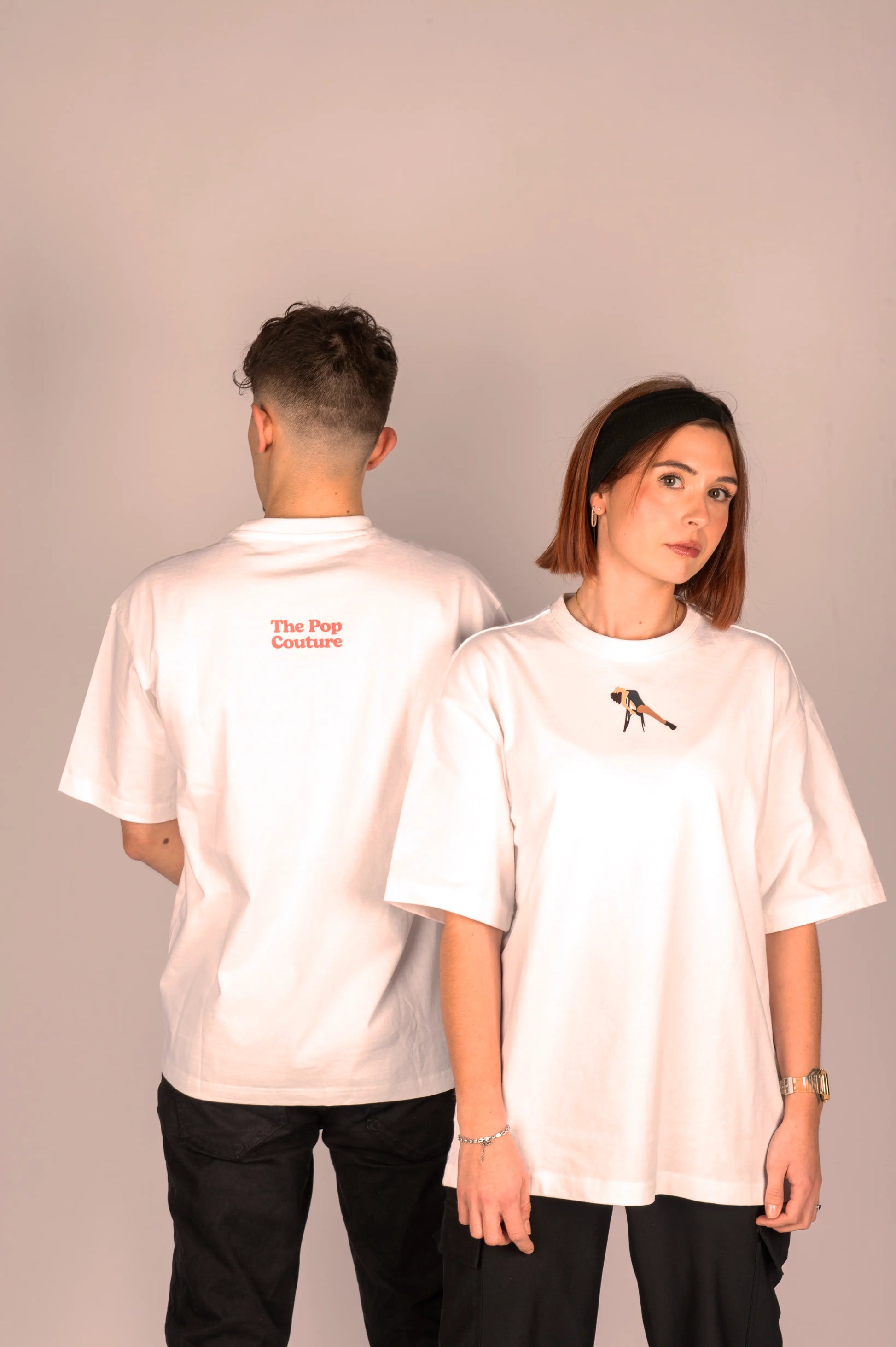 T-shirt loose en coton bio - Alex 👠 - thepopcouture