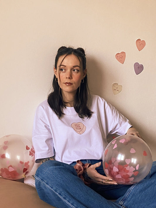 T-shirt Self Love Club 💗 - thepopcouture